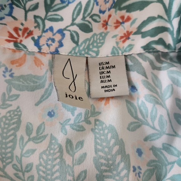 Joie Green Tropical Floral Pajama Lounge Set - M - Picture 8 of 9